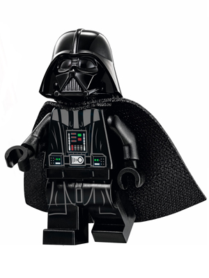 LEGO Minifigure -- Darth Vader - Type 2 Helmet, Spongy Cape (75159)-Star Wars / Star Wars Episode 4/5/6 -- SW0636b -- Creative Brick Builders